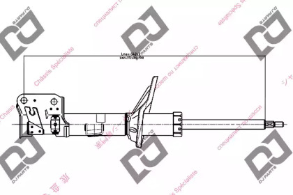 Амортизатор DJ PARTS DS1289GS